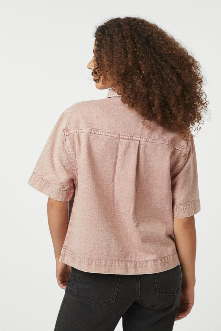 Neo Noir - Tiki Solid Shirt 166370 - 171 - Ash Rose