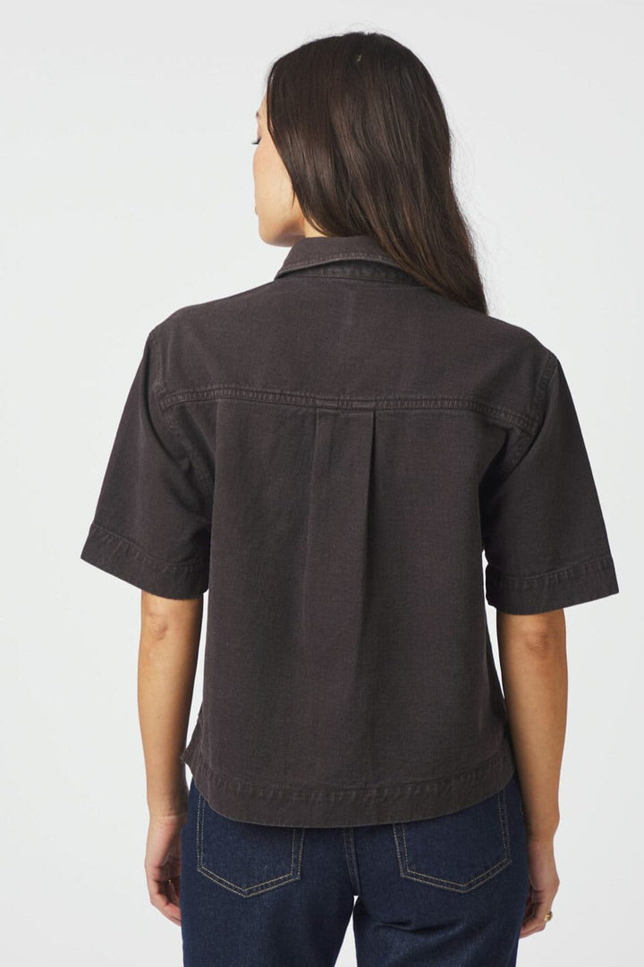 Neo Noir - Tiki Solid Shirt 166370 - 676 - Dark Brown