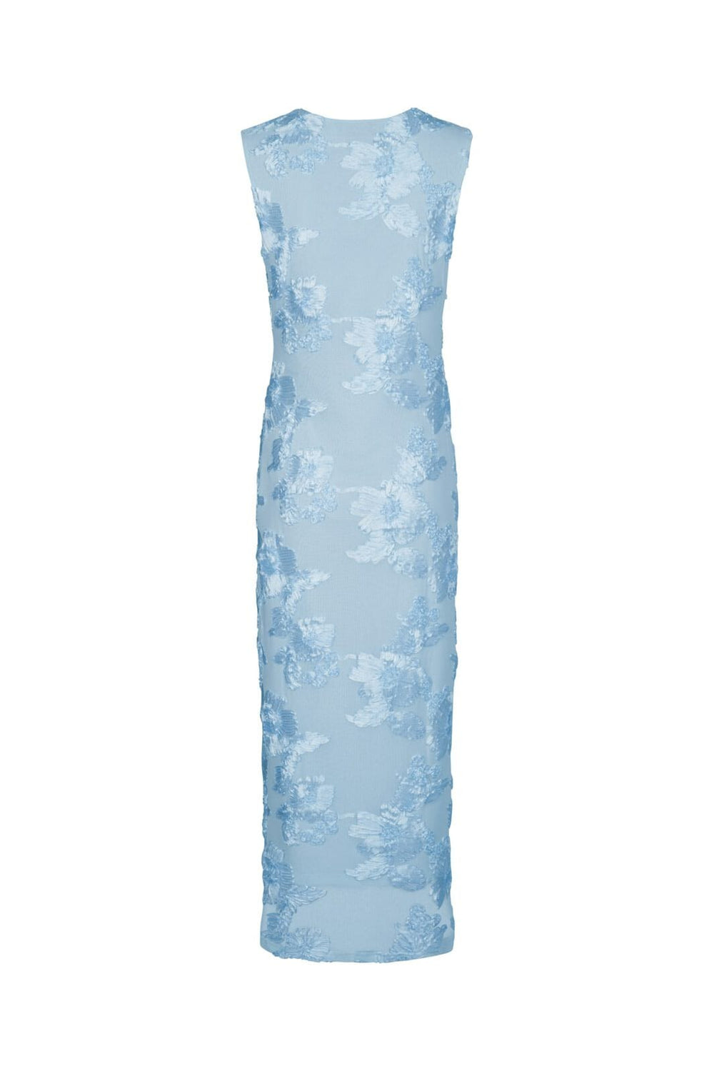 Neo Noir - Tiranna Big Flower Mesh Dress 166824 - 145 - Light Blue