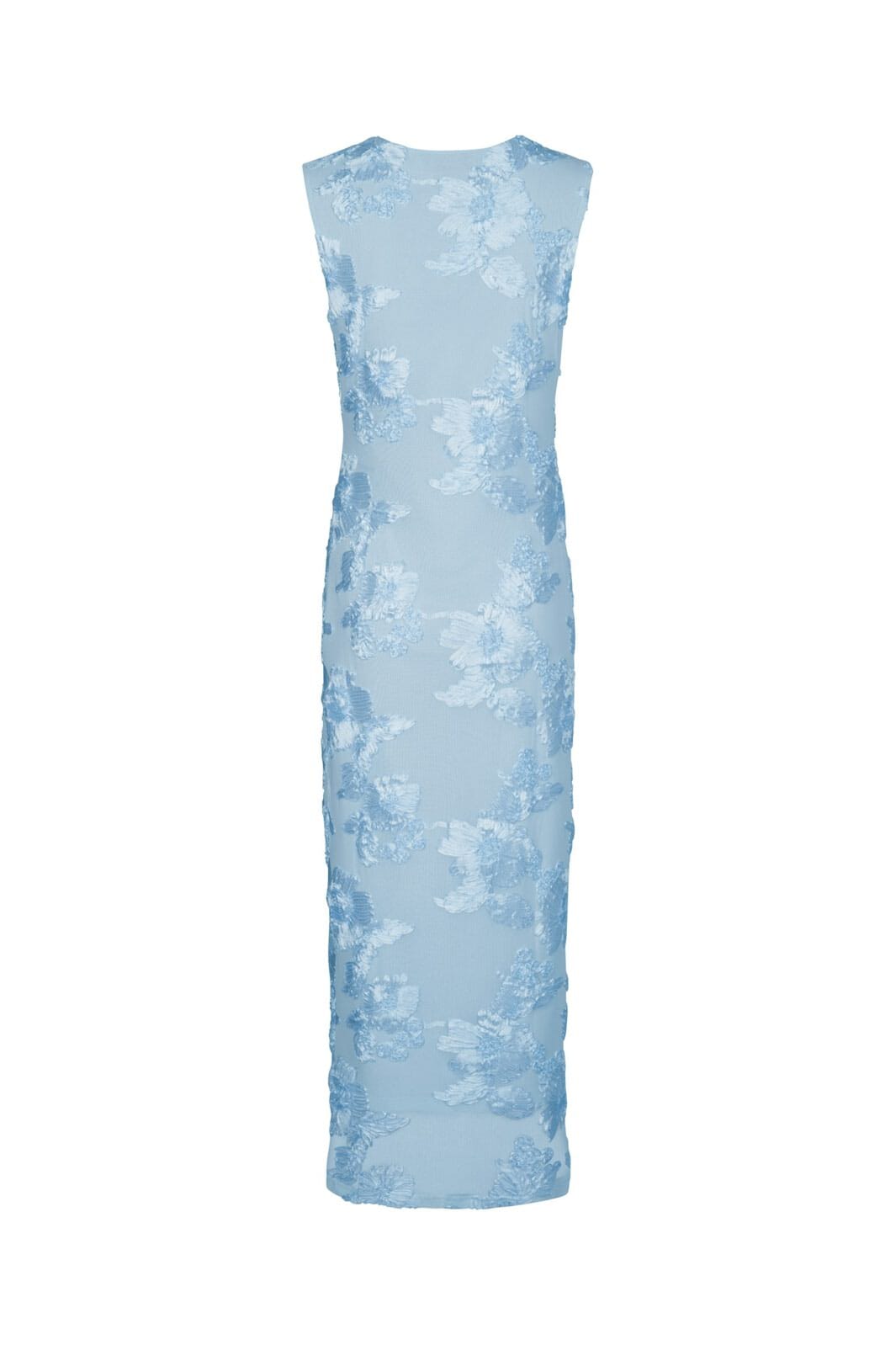 Neo Noir - Tiranna Big Flower Mesh Dress 166824 - 145 - Light Blue