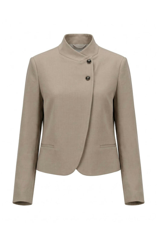Neo Noir - Tiria Structure Blazer 170815 - 189 - Warm Grey