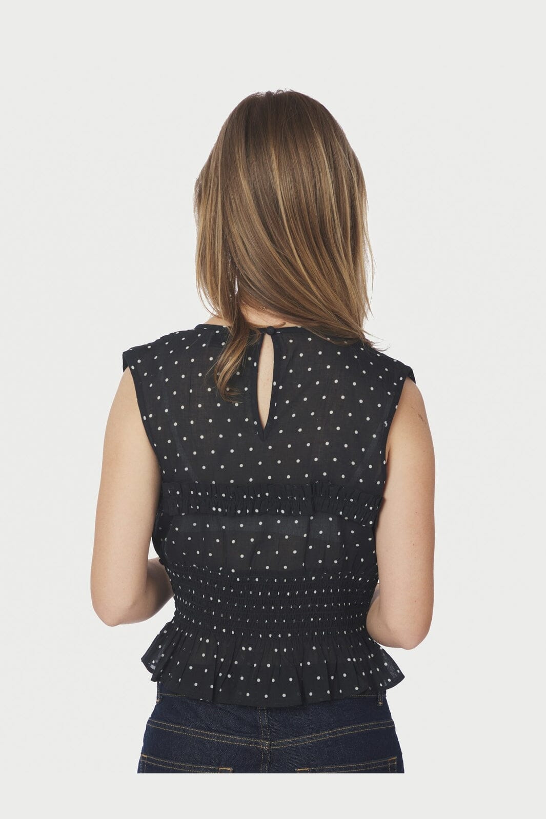 Neo Noir - Tiril Dot Top 166764 - 100 - Black