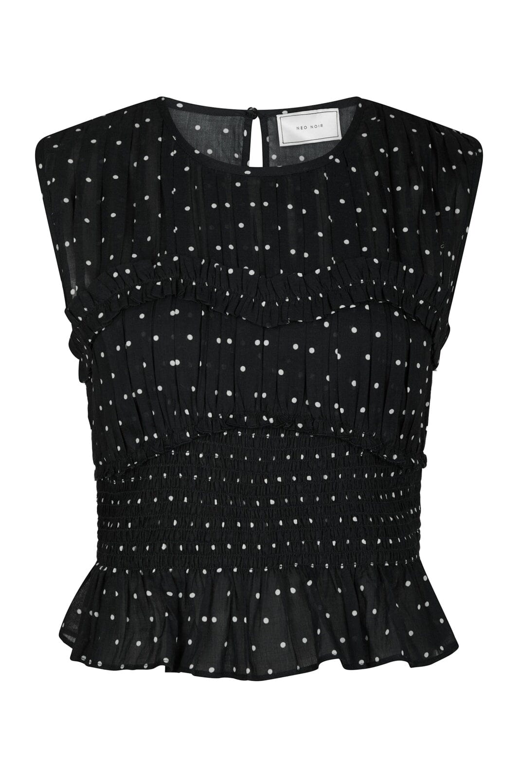 Neo Noir - Tiril Dot Top 166764 - 100 - Black