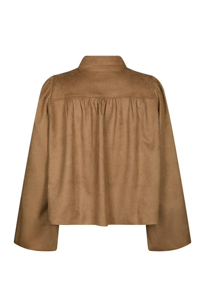 Neo Noir - Tirsa Faux Suede Jacket 168389 - 604 - Cognac