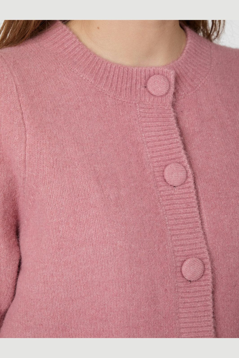 Neo Noir - Trudy Knit Cardigan 160760 - 165 - Rose