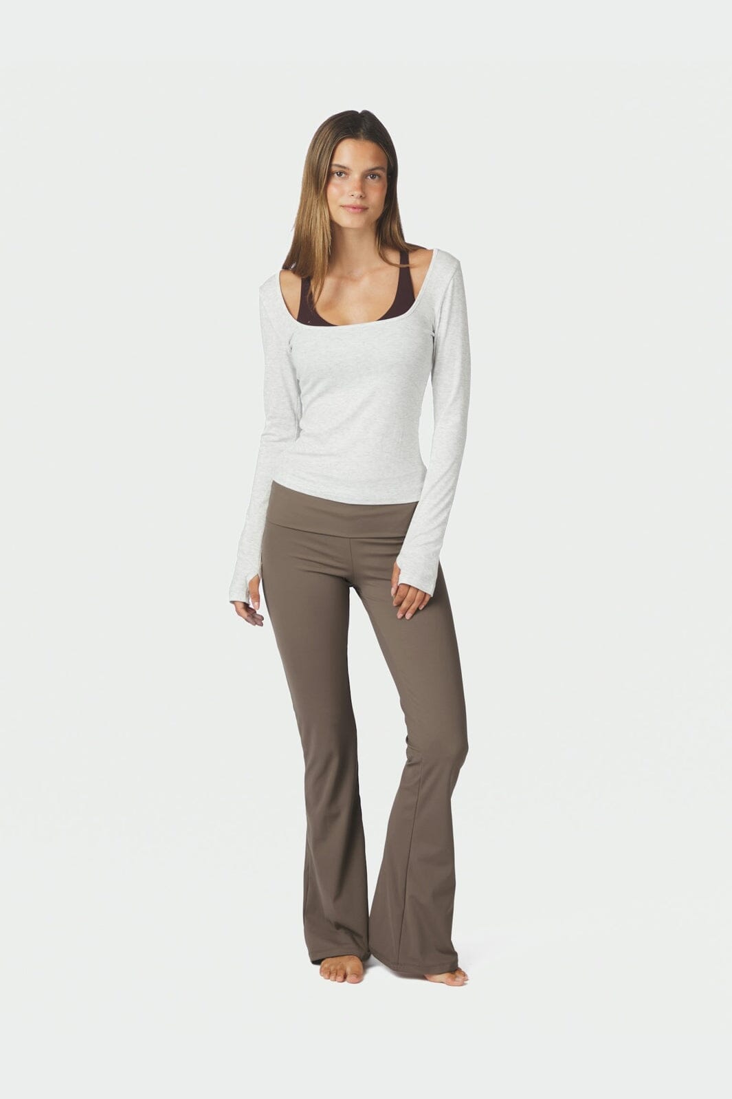 Neo Noir - Ulianna Leggings Pants 167091 - 492 - Mushroom