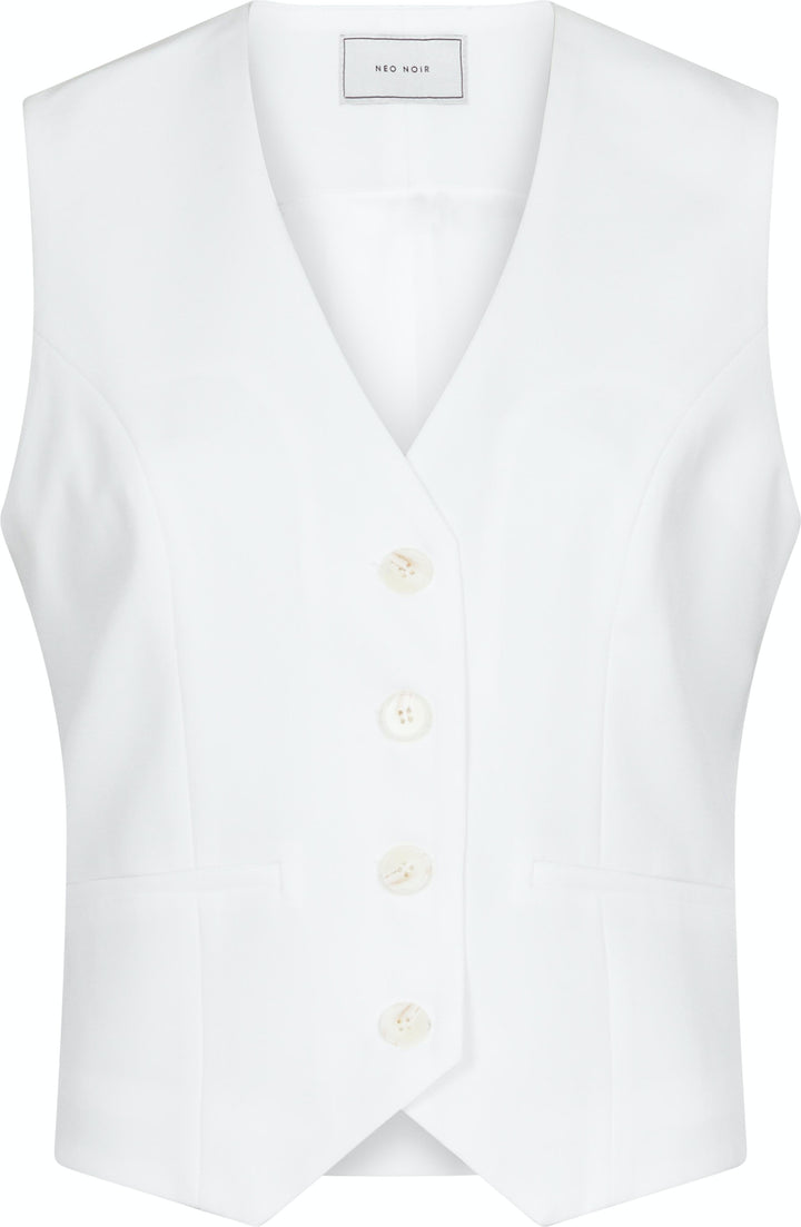 Neo Noir - Vendetta Melange Vest - White