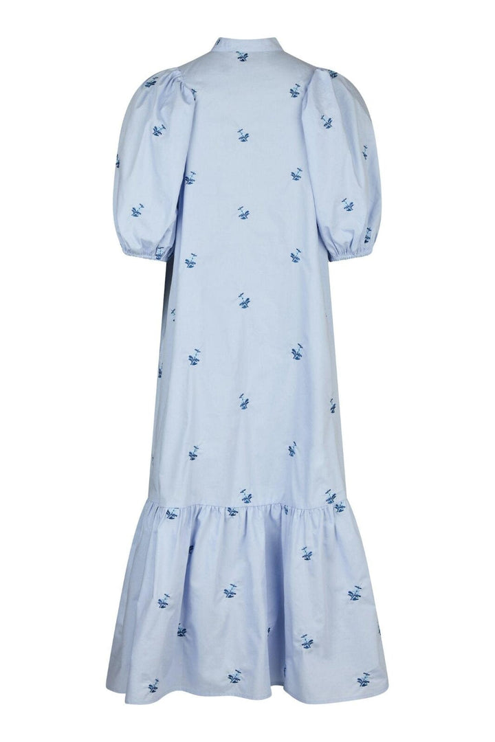 Neo Noir - Veronica Embroidery Dress 165573 - 145 - Light Blue