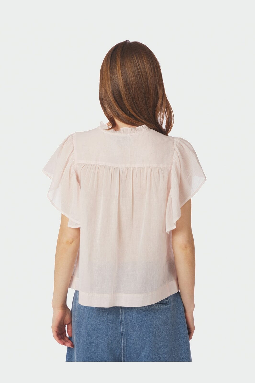 Neo Noir - Vinsa S Voile Top 169039 - 754 - Light Pink