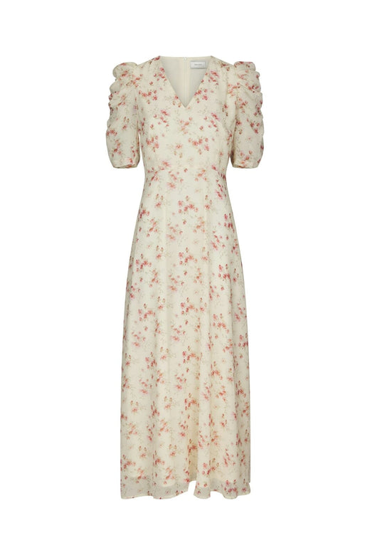 Neo Noir - Vira Floral Dress 169209 - 122 - Creme