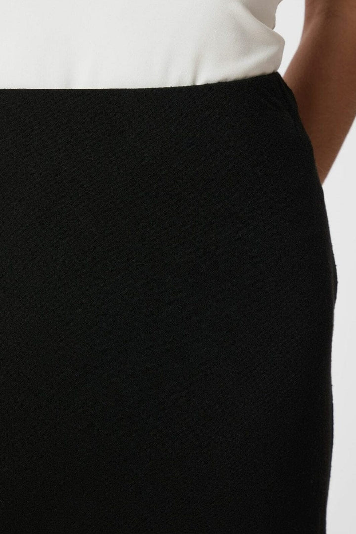 Neo Noir - Viso Linen Skirt 161871 - 100 - Black