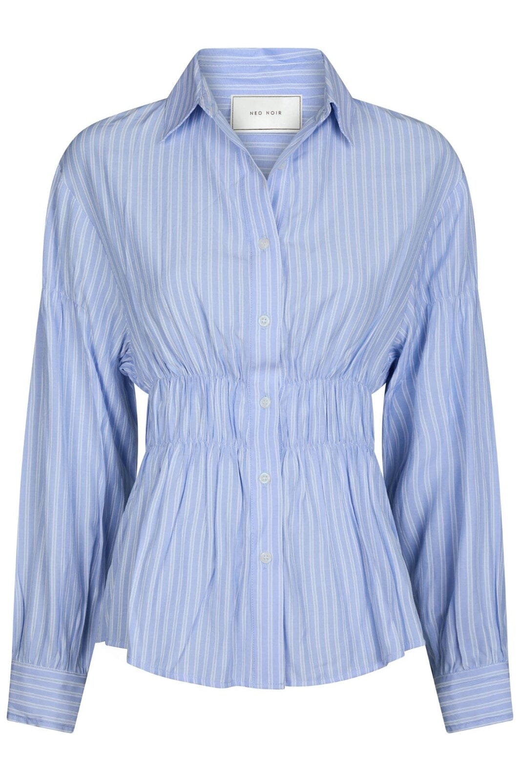 Neo Noir - Wales Stripe Shirt 166278 - 145 - Light Blue