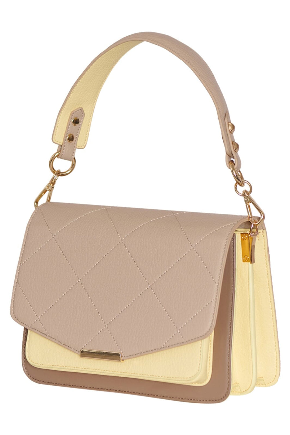 Noella - Blanca Multi Compartment Bag - 1002 Pastel Yellow/Taupe Tasker 