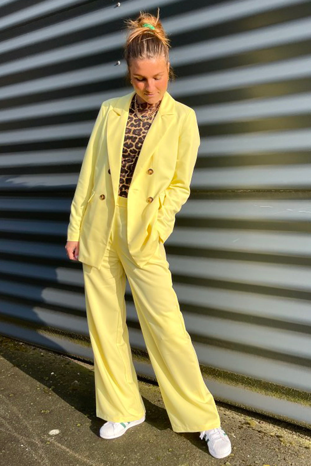 Noella - Brooklyn Pants Spring - Pastel Yellow Bukser 