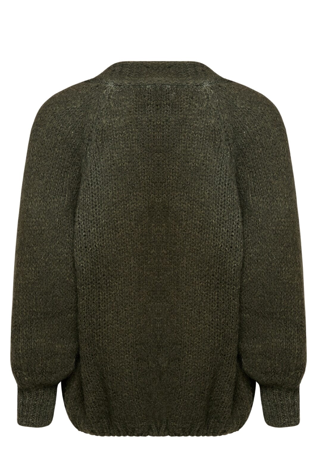 Noella - Fora Knit Cardigan - Dark Army Cardigans 