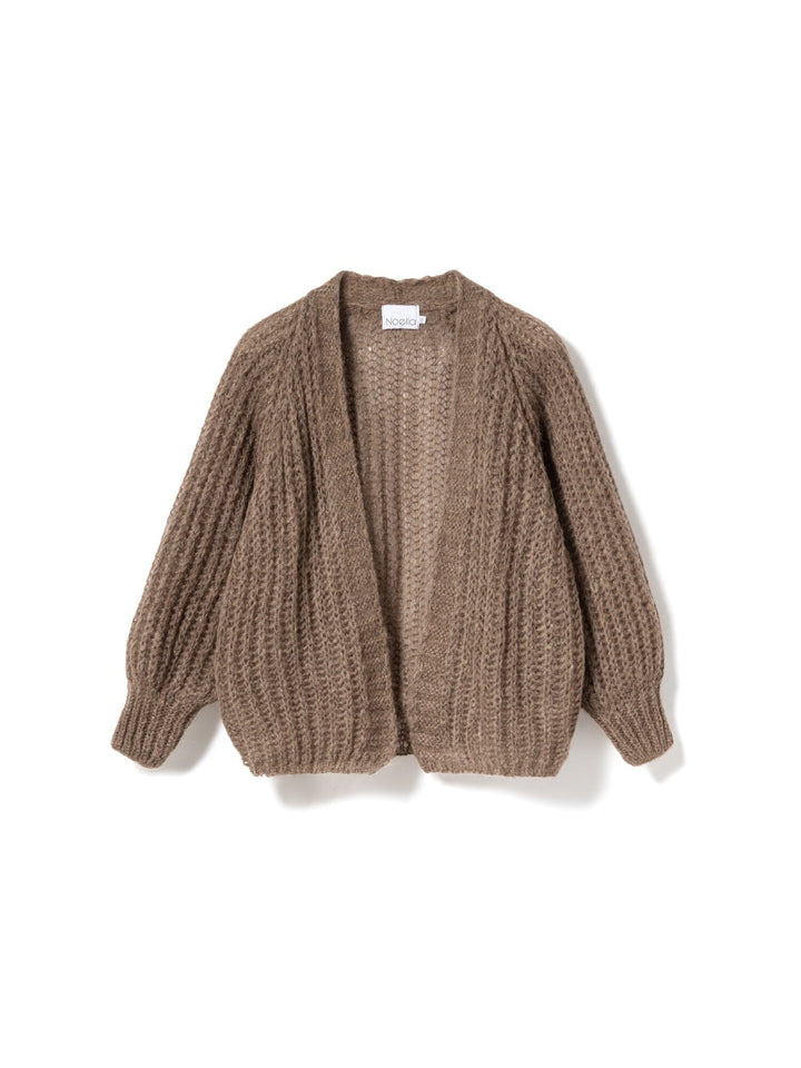 Noella - Joseph Cardigan Solid - 143 Brown Cardigans 