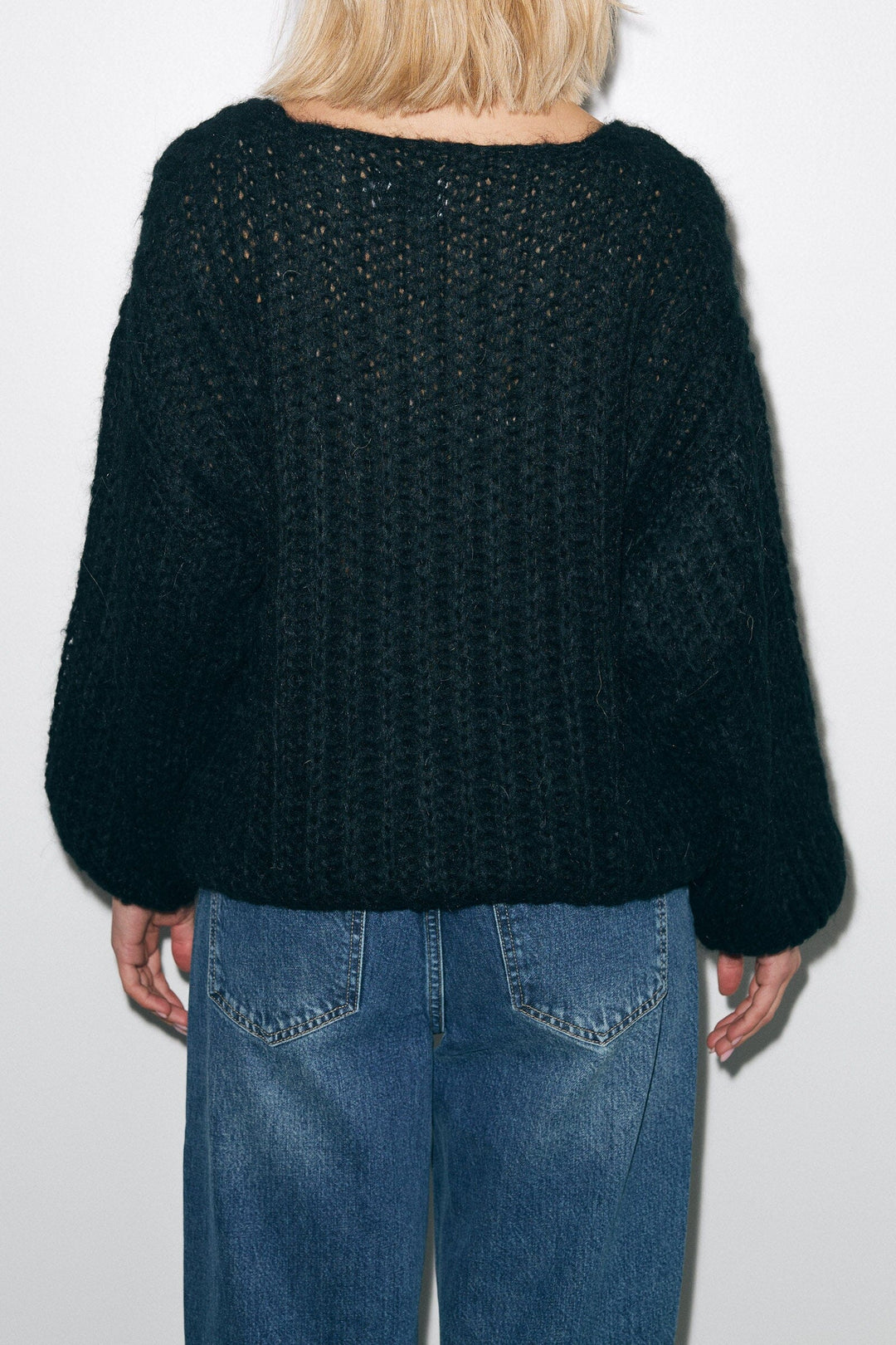 Noella - Joseph Knit Sweater - 004 Black Strikbluser 