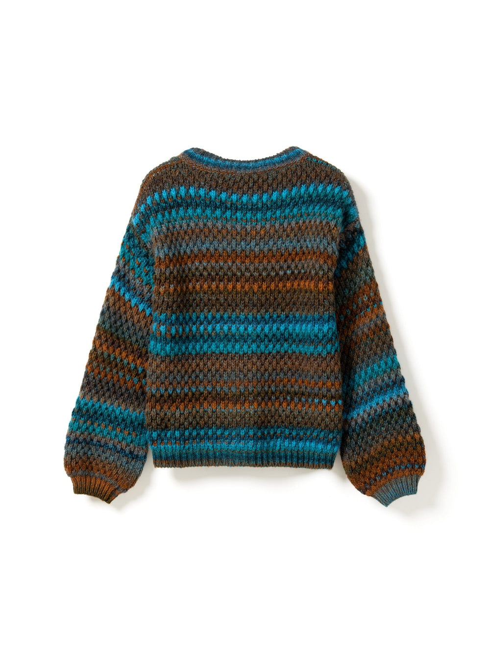 Noella - Kae Knit Cardigan 10870001 - 1375 - Turqouise Brown Mix Cardigans 