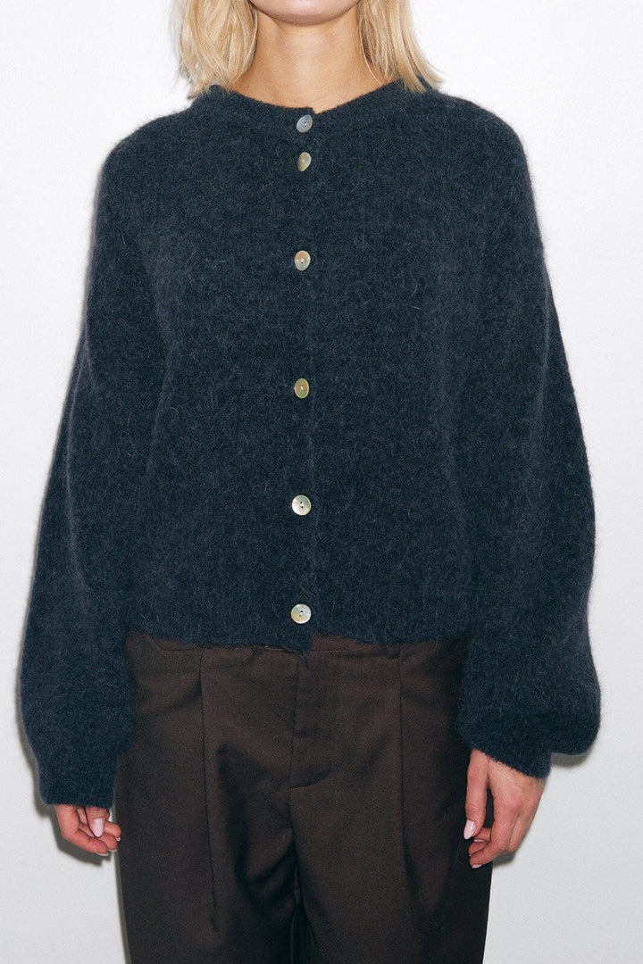 Noella - Kae Knit Cardigan 12940084 - 190 - Dark Grey