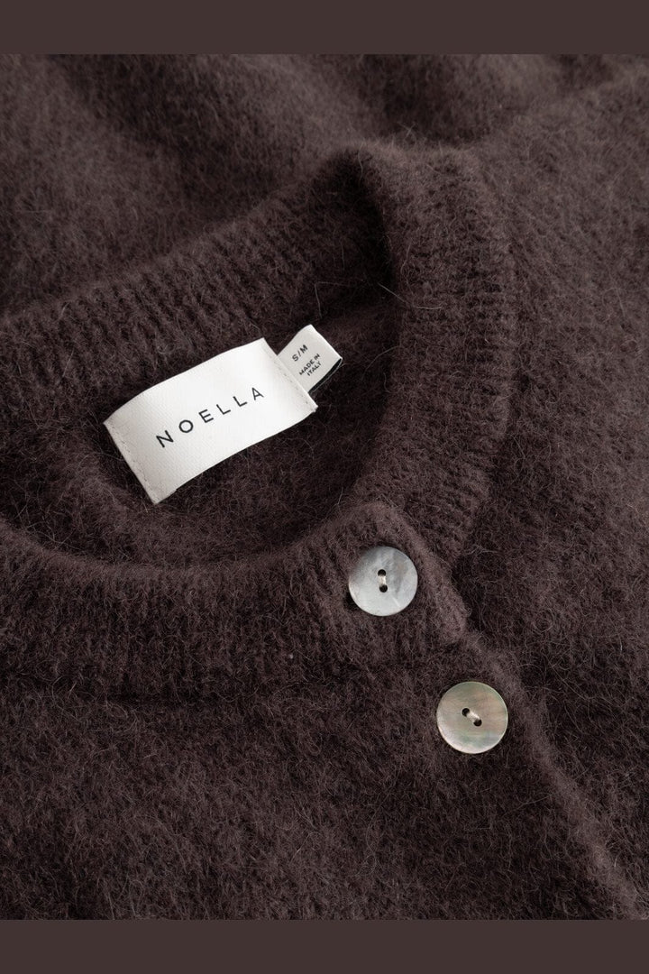 Noella - Kae Knit Cardigan 12940084 - 674 - Chocolate