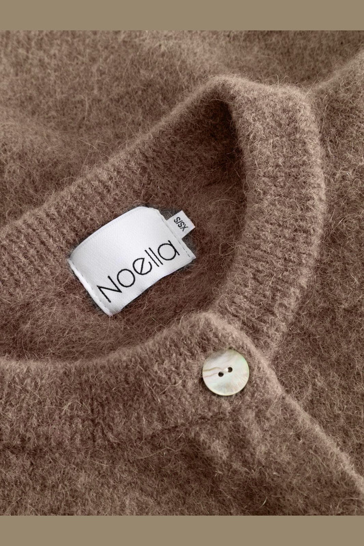 Noella - Kae Ss Knit Cardigan 12940086 - 1290 - Timber Brown