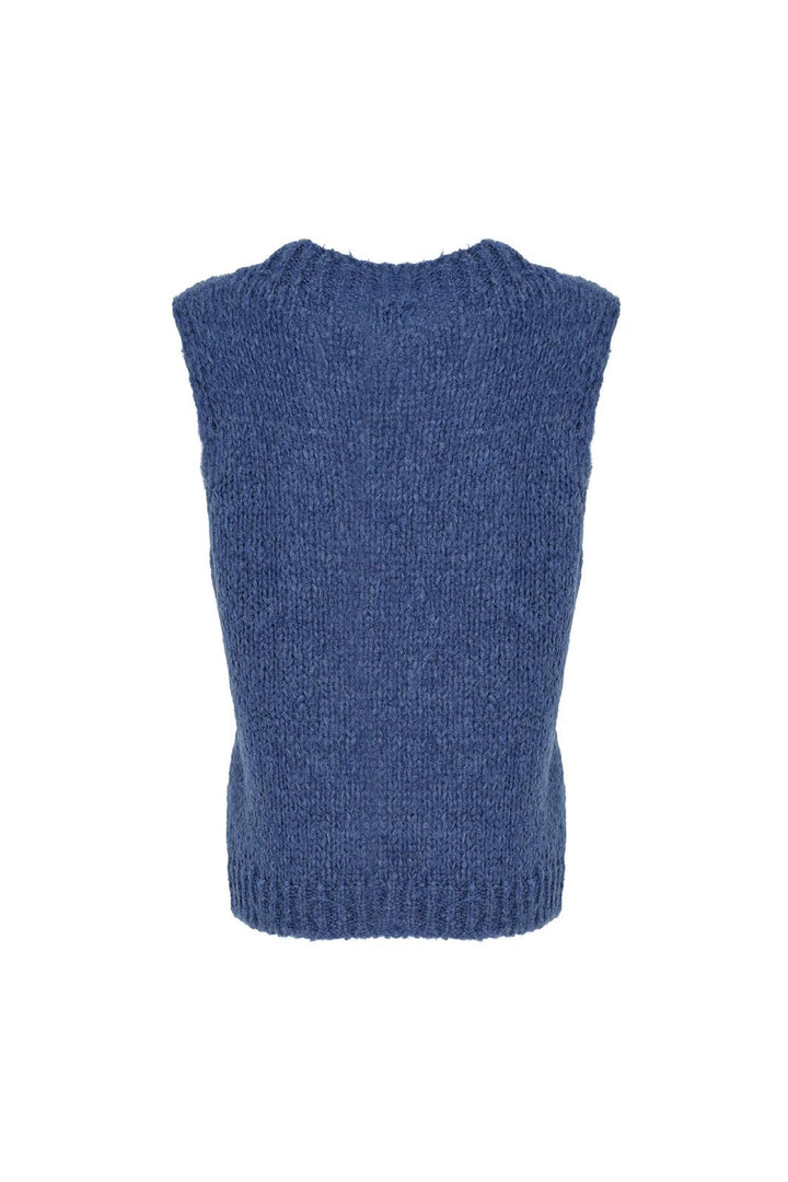 Noella - Kala Vest Wool - Denim Blue