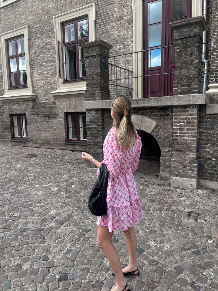 Noella - Kayann Dress - 1266 Pink Lemonade Combo Kjoler 