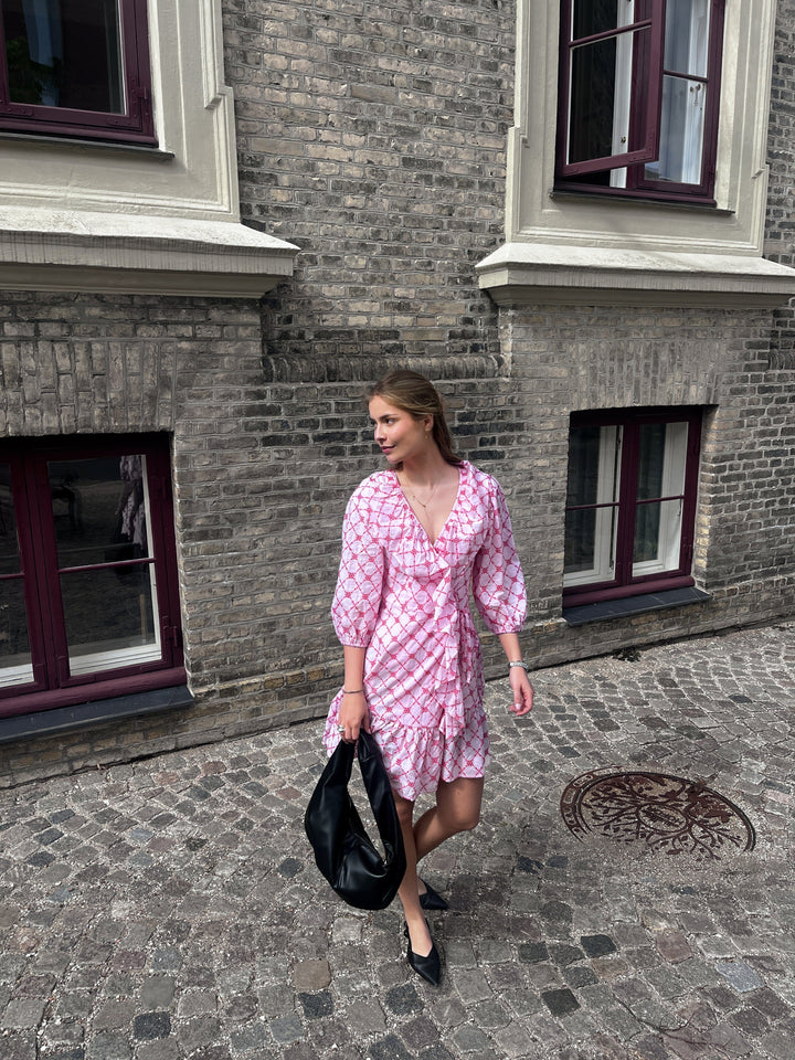 Noella - Kayann Dress - 1266 Pink Lemonade Combo Kjoler 