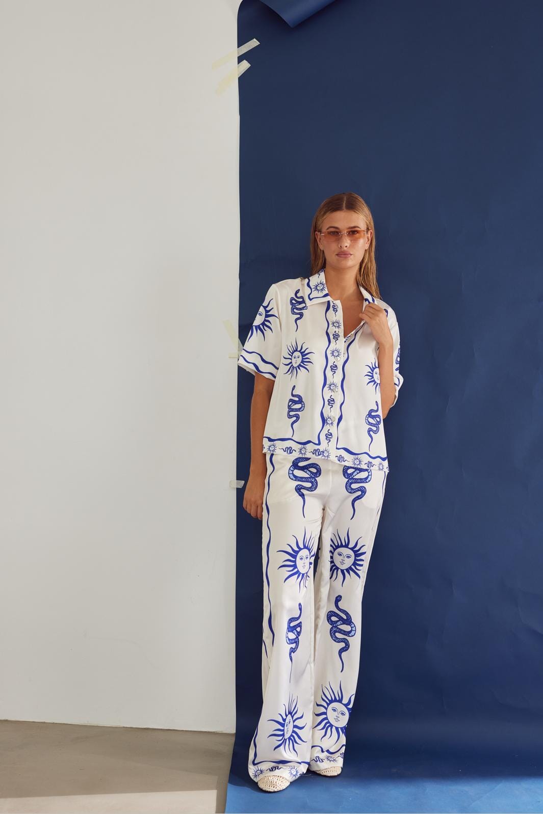 Noella - Kealy Shirt 13060001 - 1313 Chana Blue Print