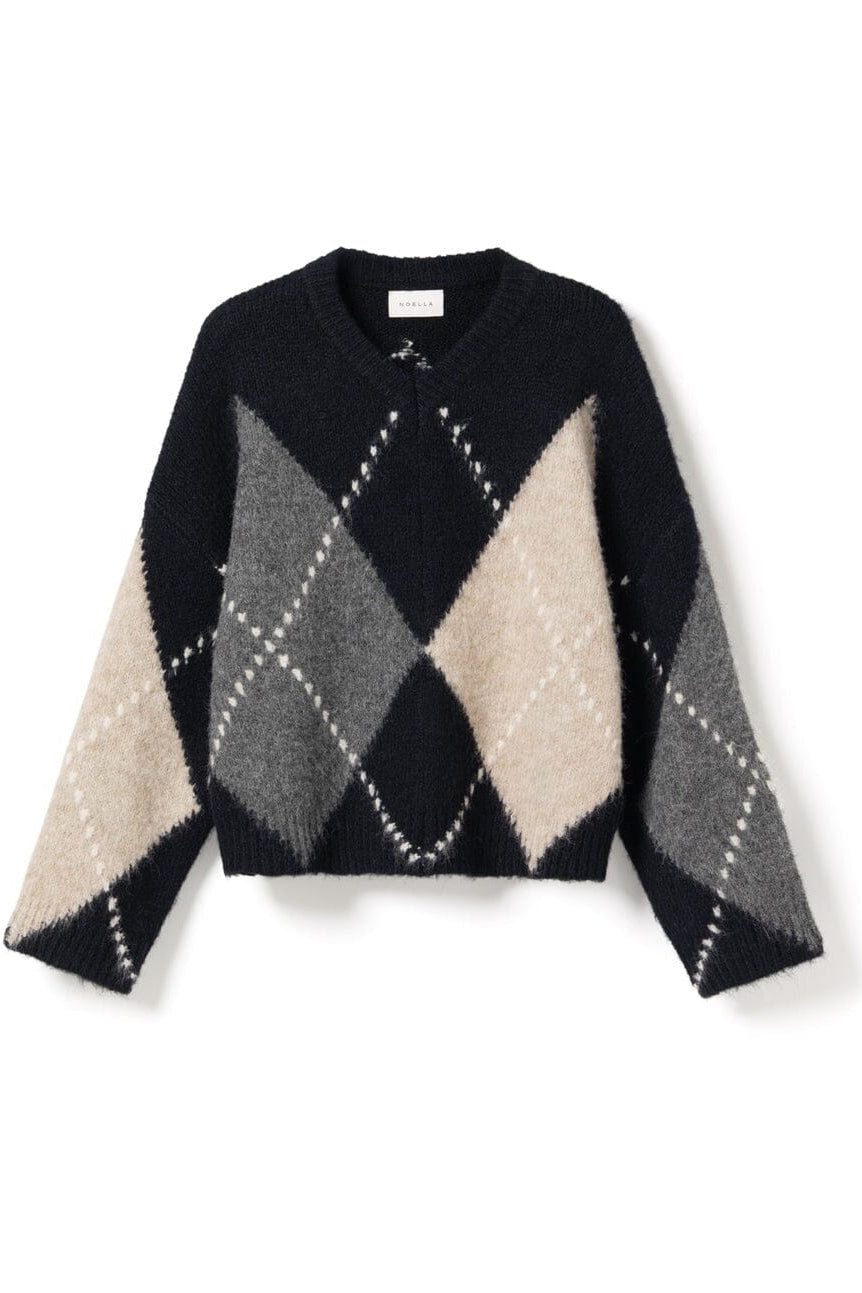 Noella - Lai Knit 14670001 - 670 - Navy Mix