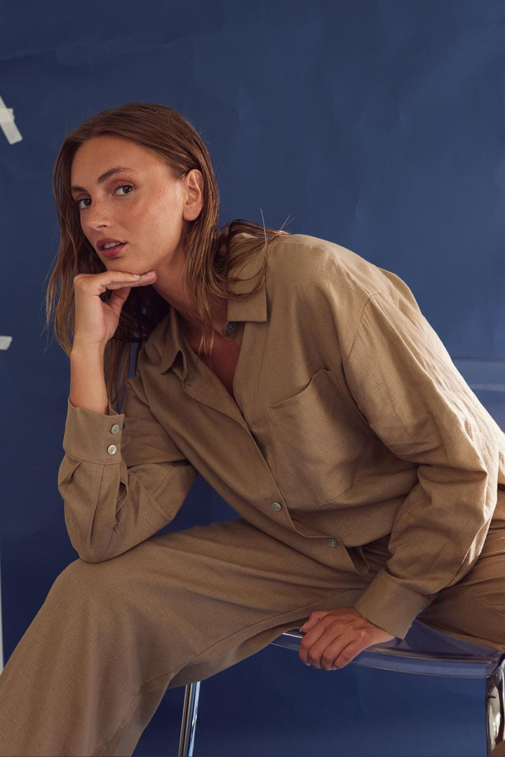 Noella - Lakelynn Shirt 13530002 - 1290 Timber Brown