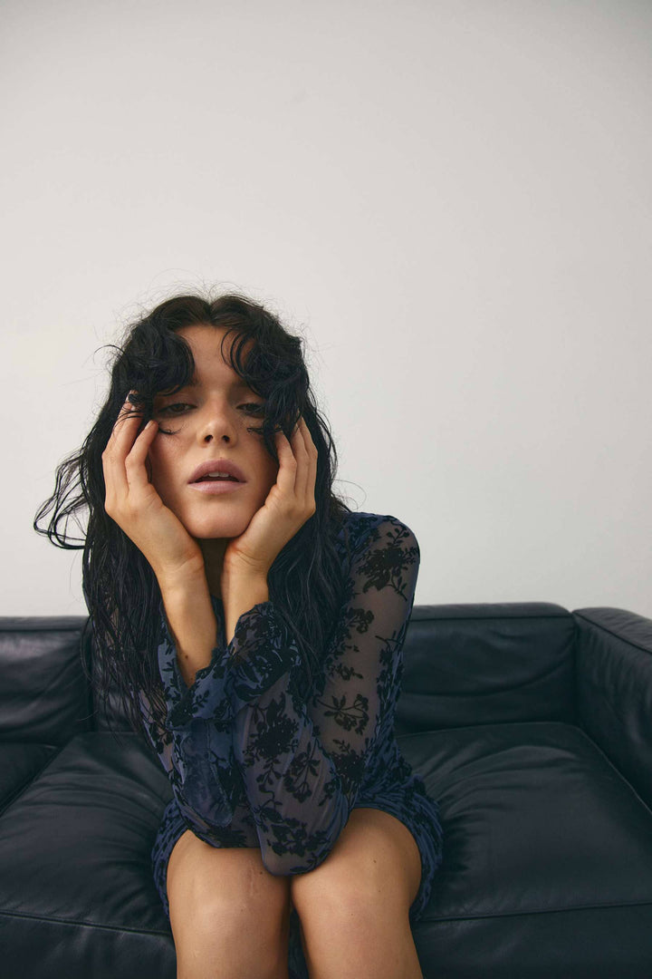 Noella - Lavetta Dress 14560001 - 1412 - Cobi Blue Print Kjoler 