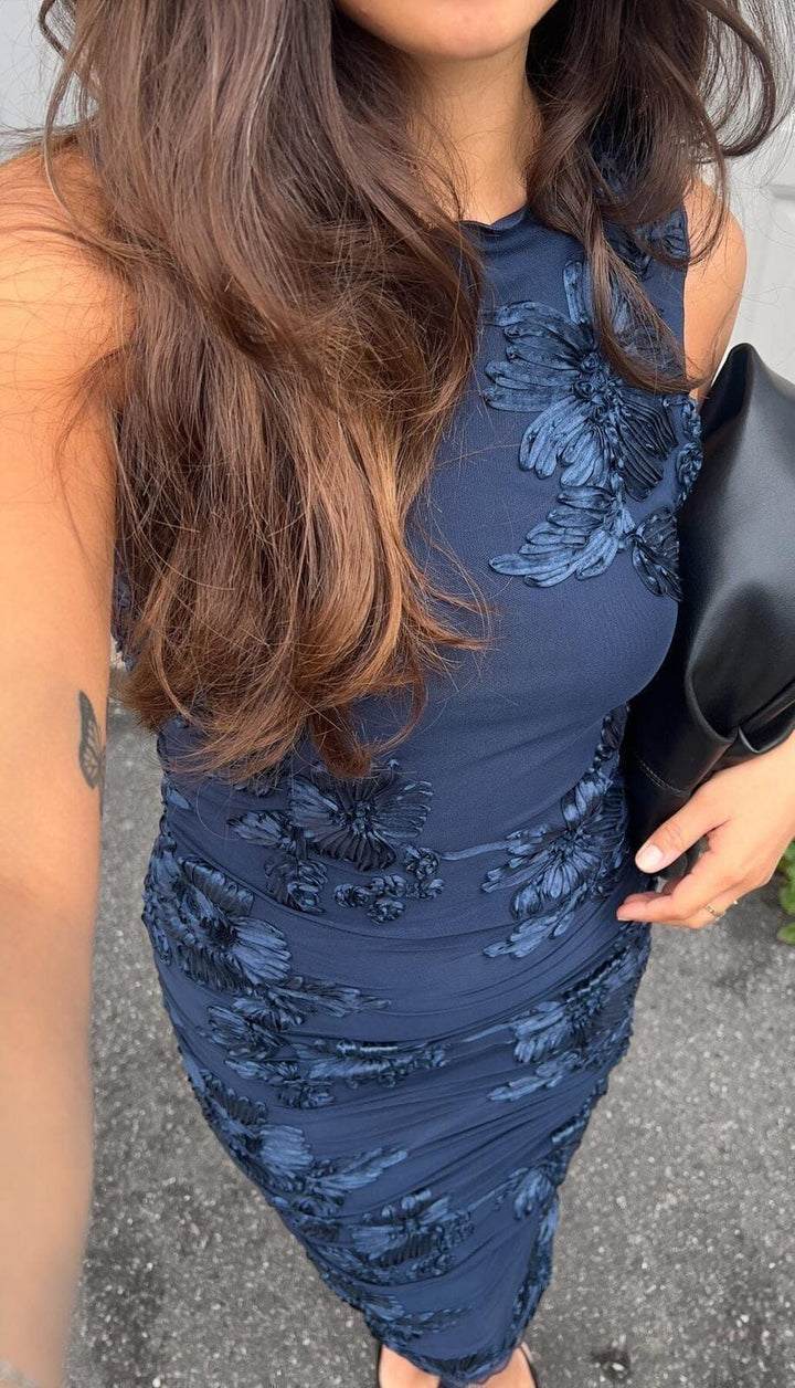 Noella - Lavinia Dress 13500001 - 007 - Navy Kjoler 