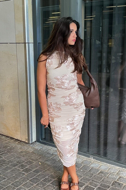 Noella - Lavinia Dress 13500001 - 1280 - Ivory Kjoler 