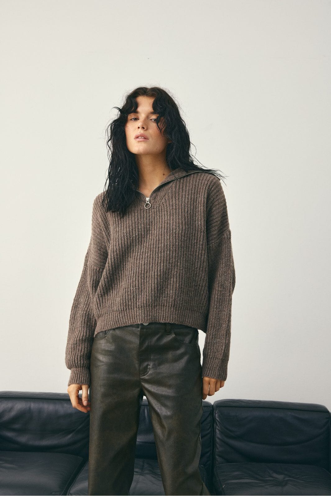 Noella - Leondra Pants 14260002 - 1396 - Worn Brown