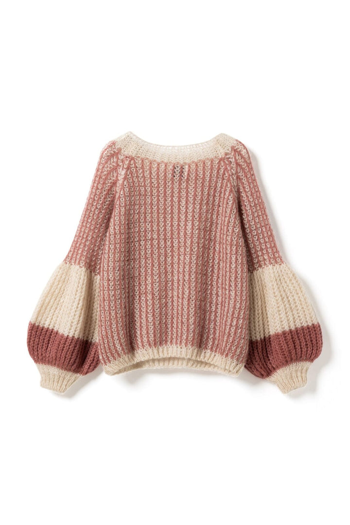 Noella - Liana Knit Sweater 12260014 - 1386 - Rose Cream Strikbluser 