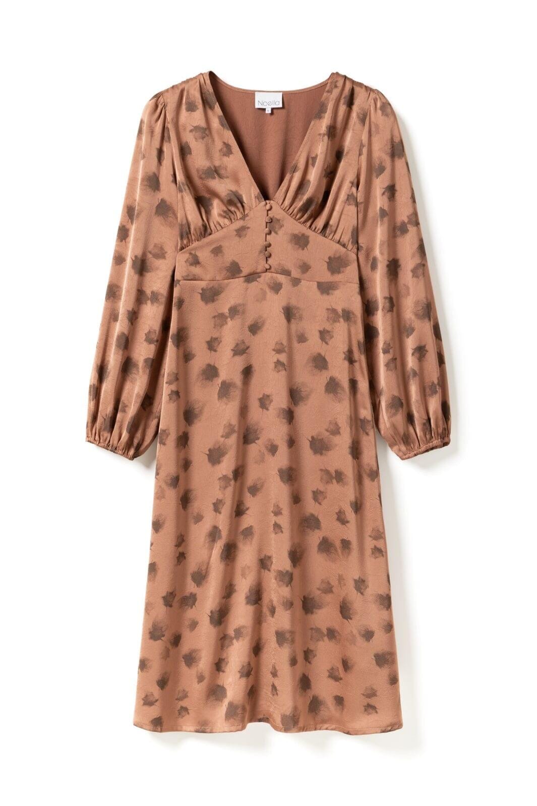 Noella - Lilith Dress 13890004 - 1366 - Cosette Rust Print Kjoler 