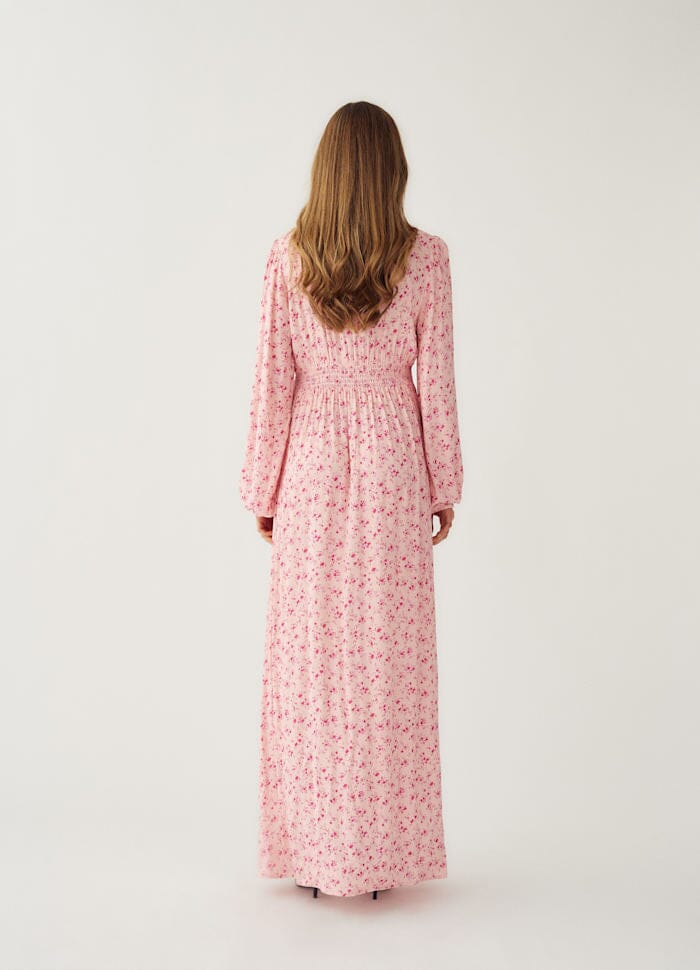 Noella - Lilith Maxi Dress 14170008 - 1391 - Cheryl Pink Print Kjoler 