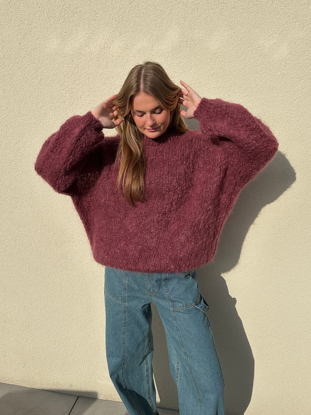 Noella - Linnie Knit 14180001 - 1285 - Rust Strikbluser 