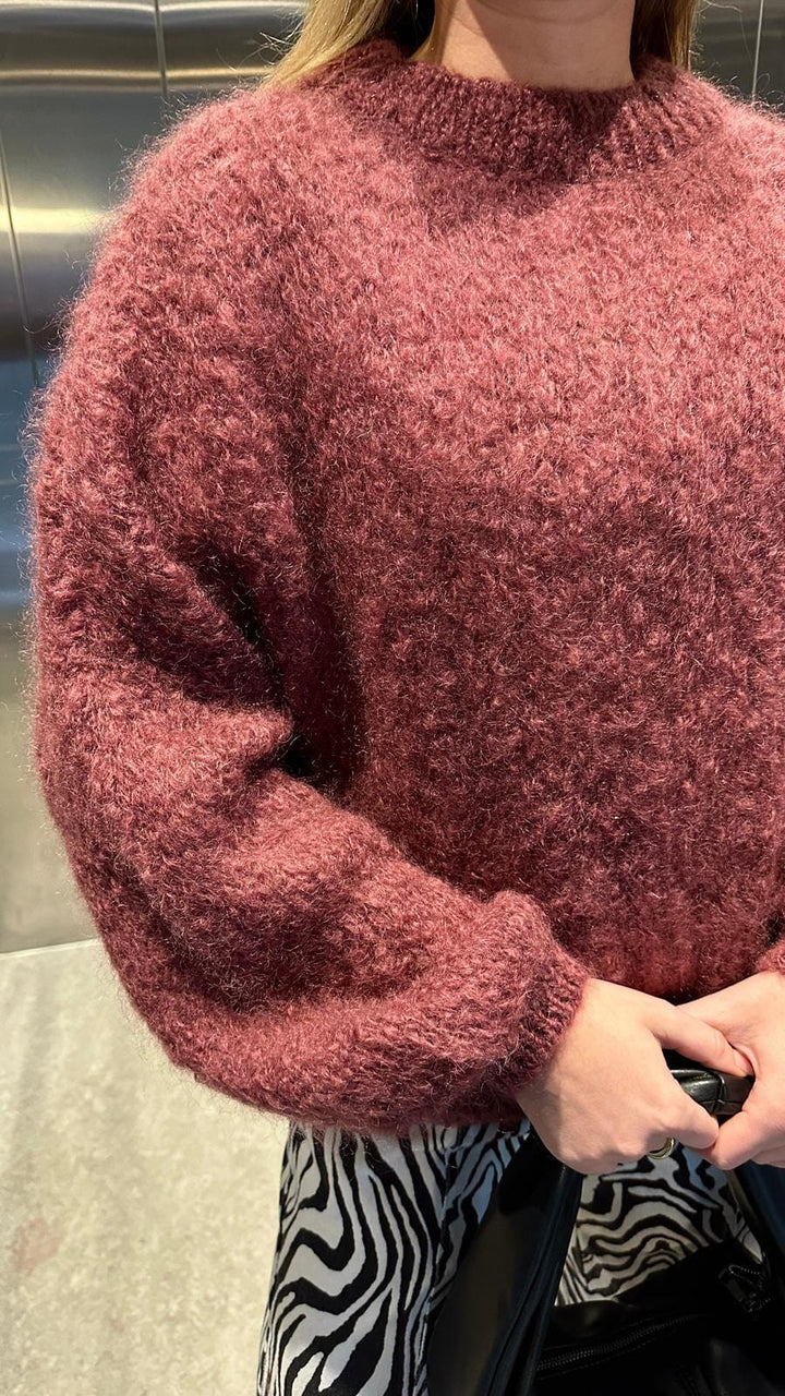 Noella - Linnie Knit 14180001 - 1285 - Rust Strikbluser 