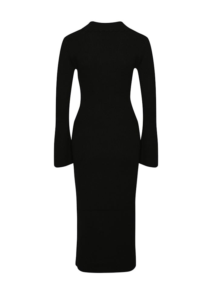 Noella - Livvy Knit Dress 13800003 - 004 - Black Kjoler 
