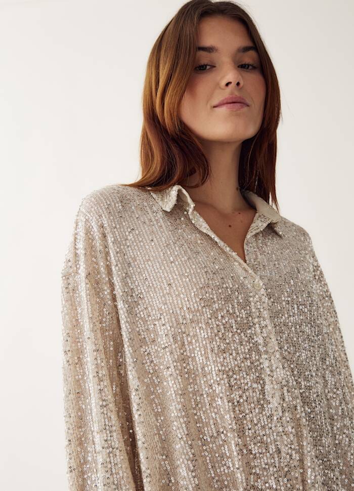 Noella - Lizanne Shirt 14320001 - 766 - Silver Skjorter 