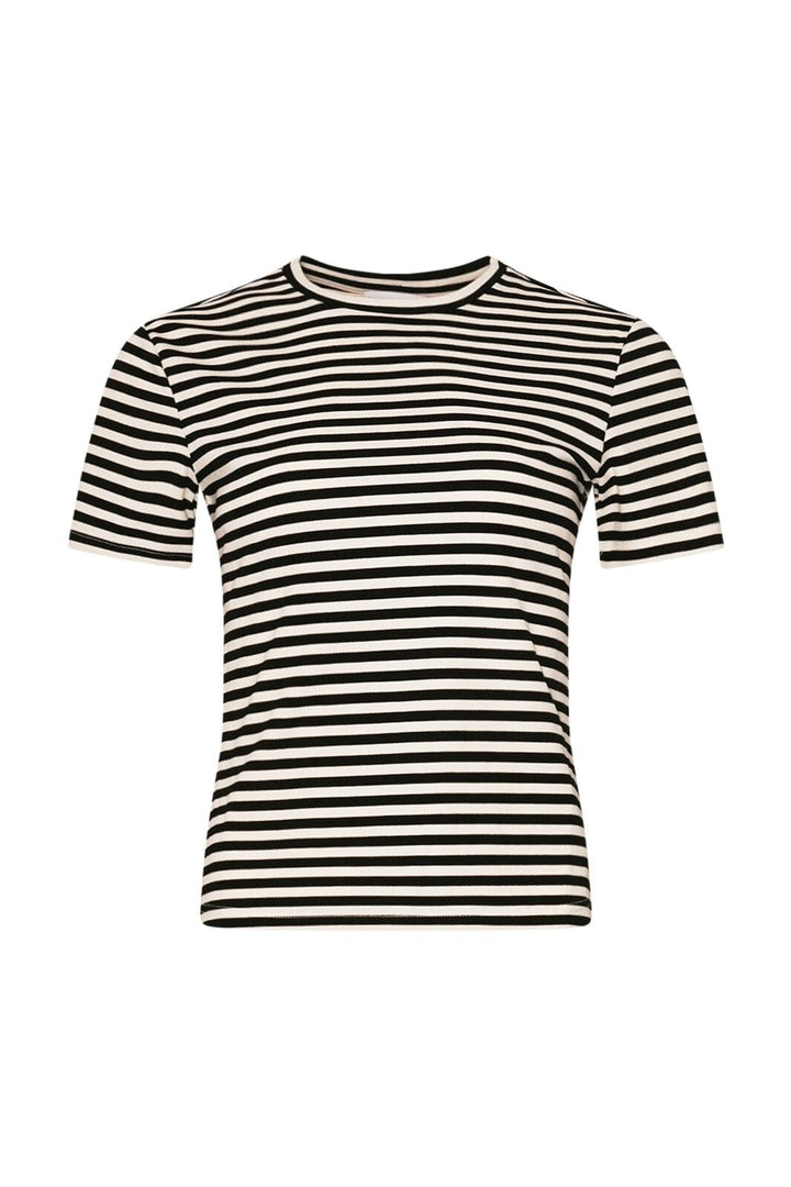 Noella - Lizzy Top 14030001 - 1381 - Ivory Black Stripe