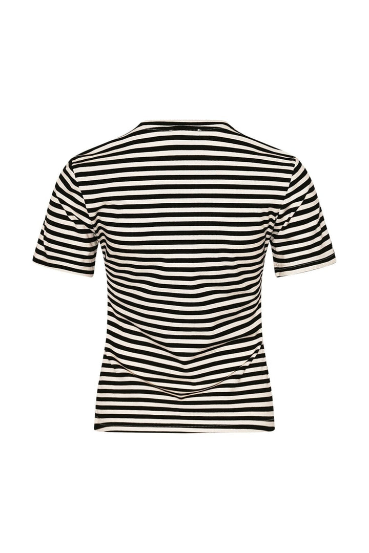 Noella - Lizzy Top 14030001 - 1381 - Ivory Black Stripe