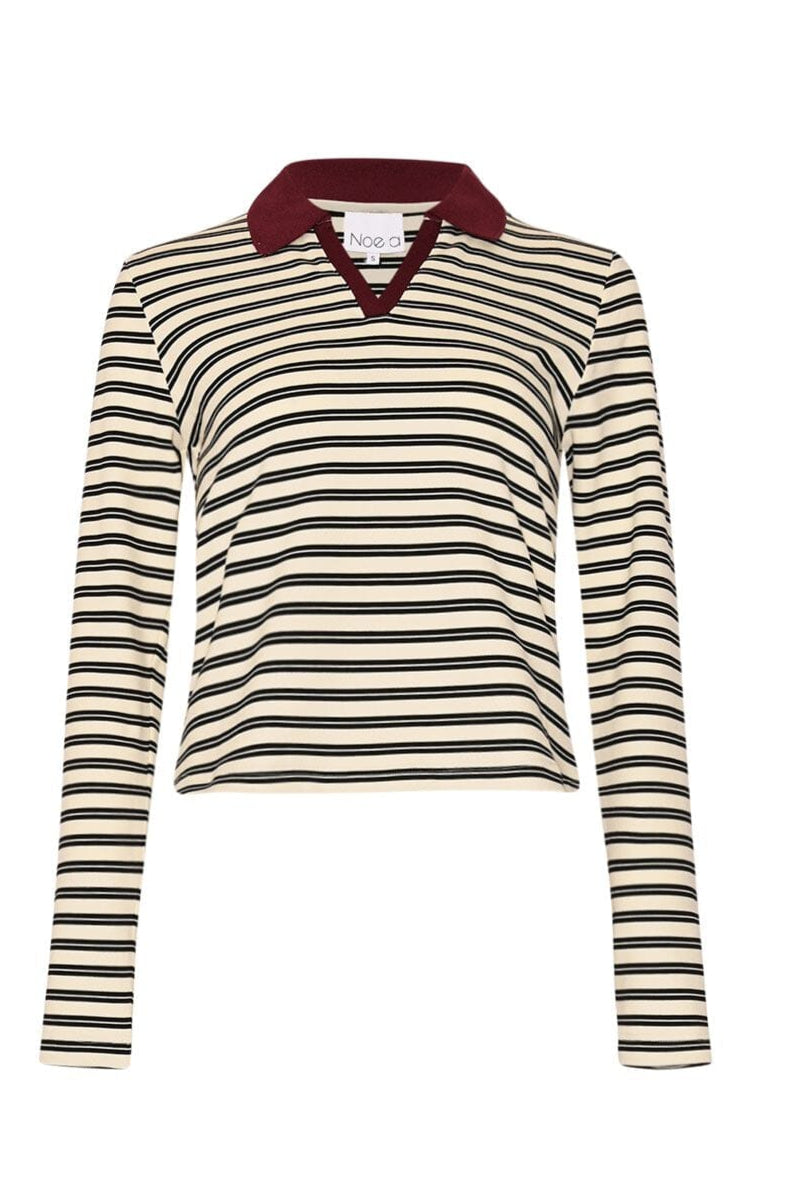 Noella - Luane Top 14250002 - 1395 - Caryll Black Stripe