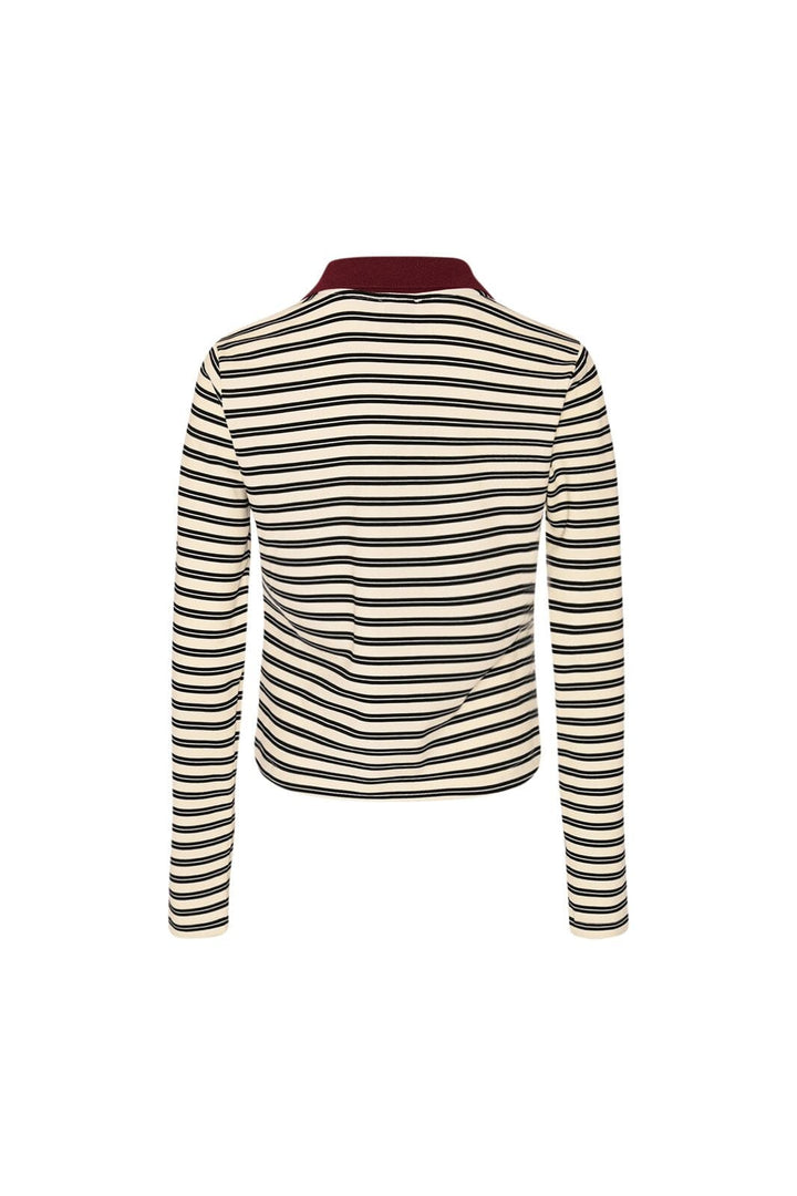 Noella - Luane Top 14250002 - 1395 - Caryll Black Stripe