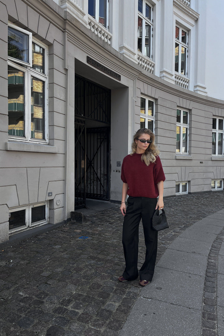 Noella - Mimi Knit Jumper 12366001 - 1355 - Dusty Mahogany Strikbluser 