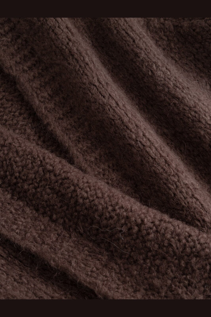 Noella - N-Fora Long Knit Cardigan 11430001 - 548 - Dark Brown