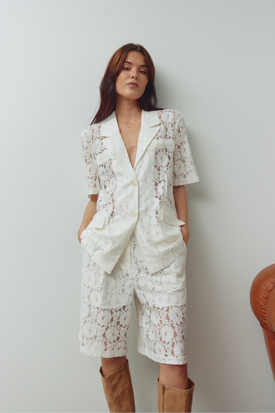 Noella - N-Kaziana Shorts 15090001 - 974 - Ivory