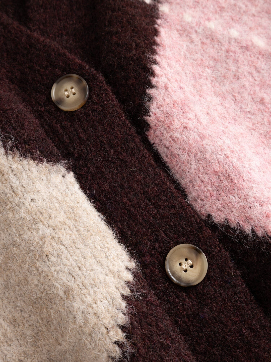 Noella - N-Laiana Knit Cardigan 14670002 - 1470 - Winetasting Mix Cardigans 